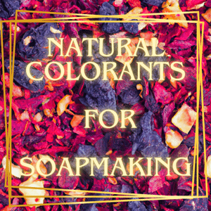 Natural colorants for soap making